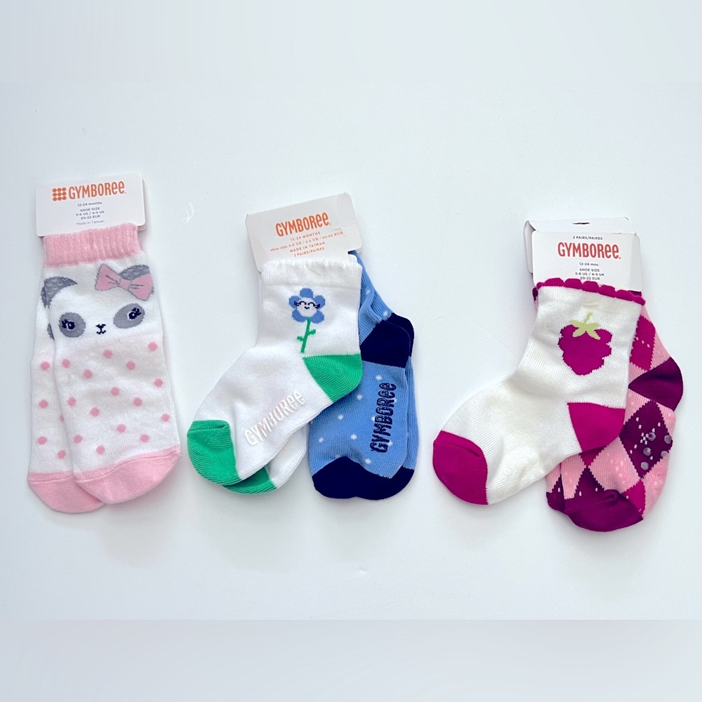 NWT 5 Pairs of Gymboree Socks